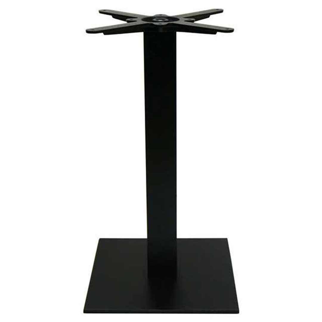 Square Pedestal Cast Iron Table Base Dining Height Table Legs 700mm H