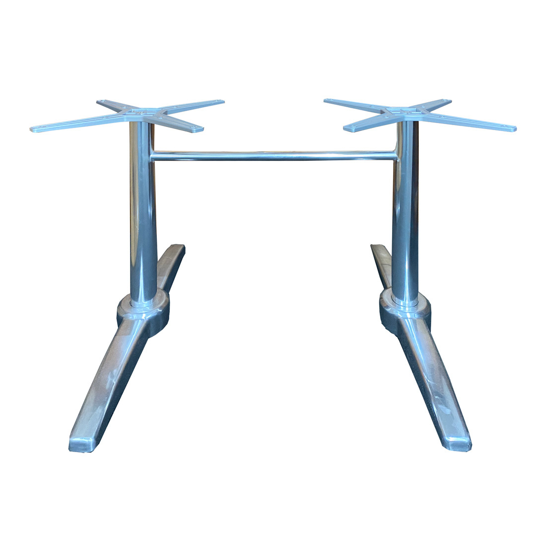 Menorca Table Legs Aluminium Table Base Double Regular Pedestal 700(h)