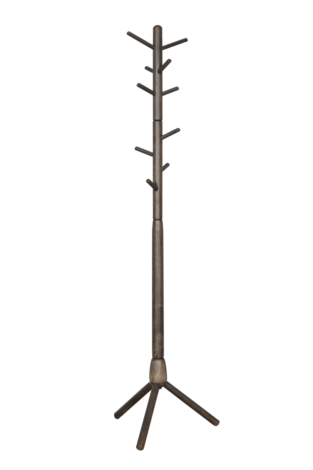 Cactus Hat and Coat Stand Hatstand Timber Black