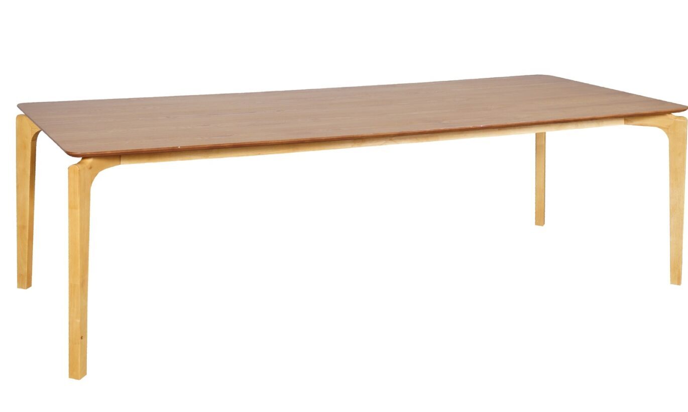 Nordic 2100 x 1000mm Dining Table Scandinavian Design Natural