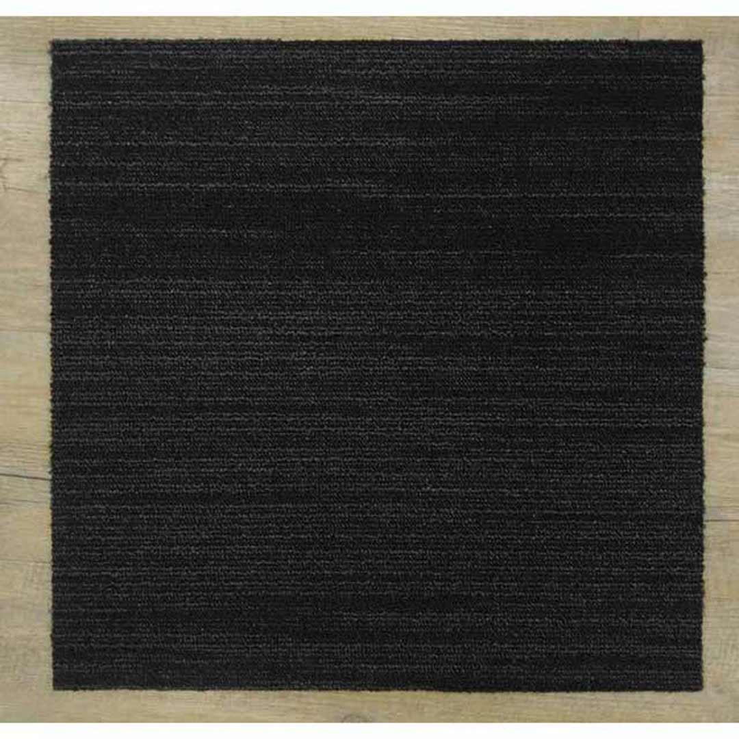 Godfrey Hirst Carpet Tiles Long Grain Black 49.5m2 Job Lot
