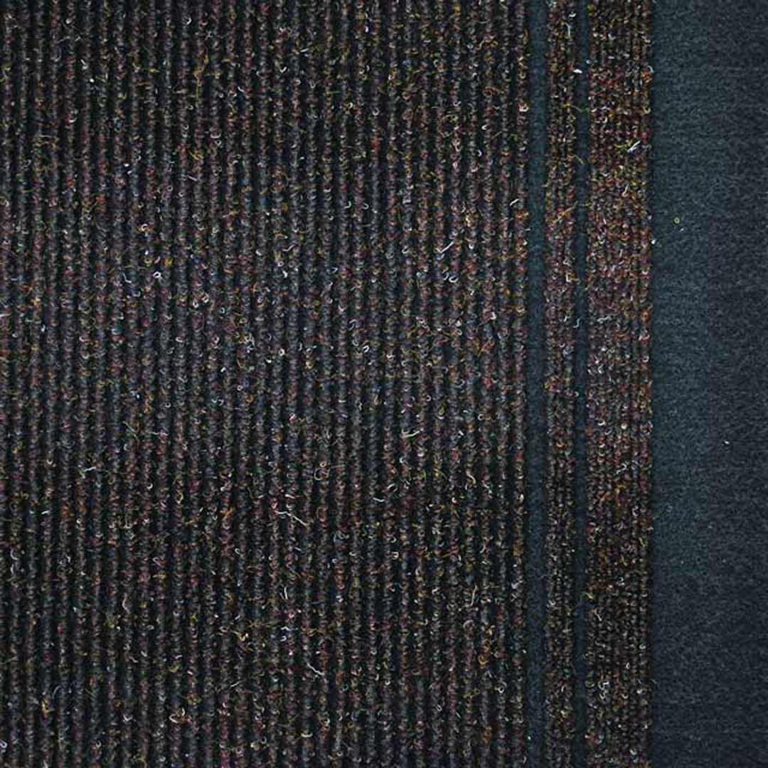 Typhoon Hall Runner Rubber Backed Hallway Carpet 68cm Brown