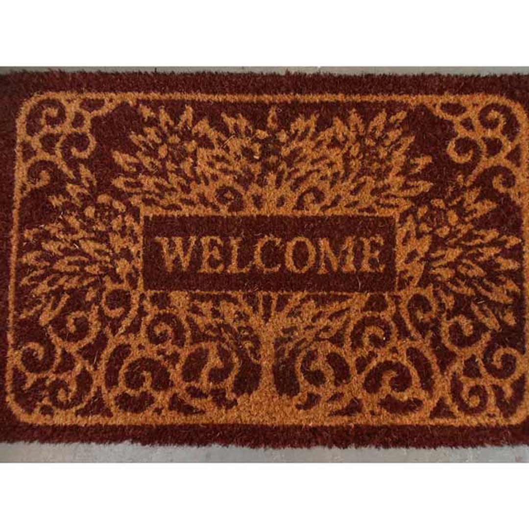 Tree Doormat Heavy Duty Outdoor Door Mat Burgundy 40cm x 60cm