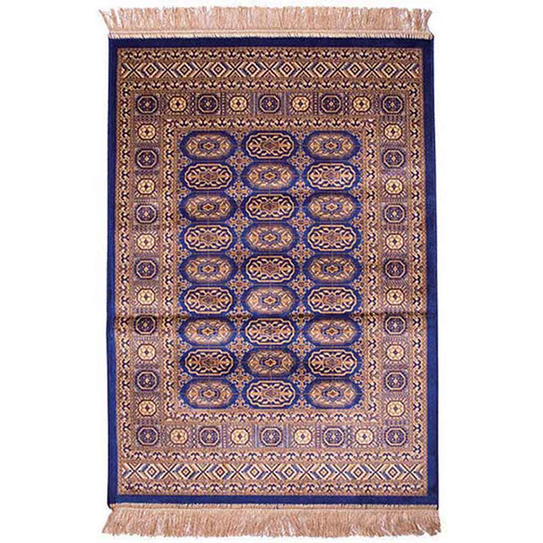 Italtex Rugs Chiraz Art Silk Floor Carpet Rug 100cm x 137cm Blue 8438-9