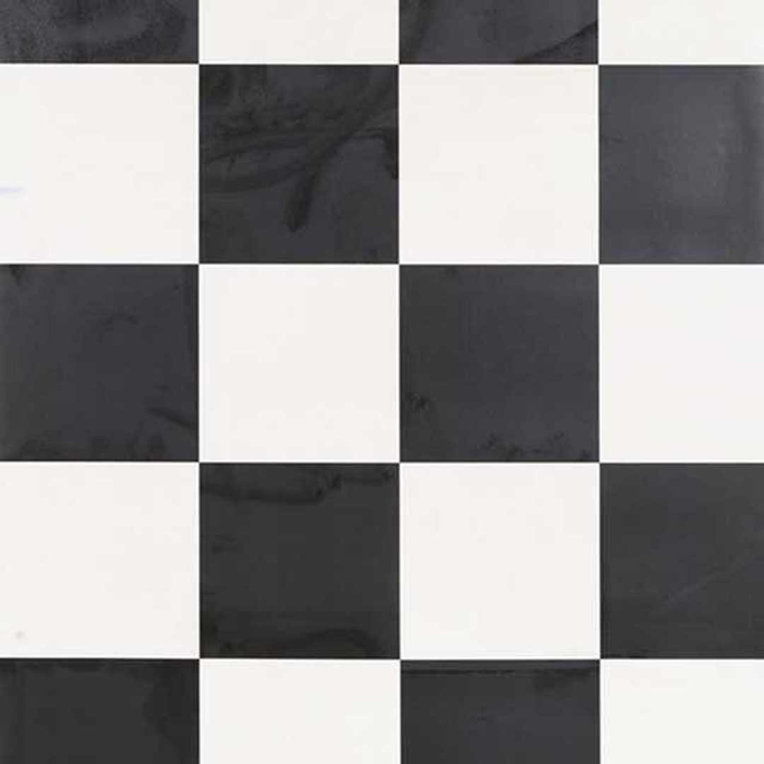 Black & White Checked Vinyl 3 metre Wide Sheet Flooring 25cm x 25cm Square 2000000041254 eBay