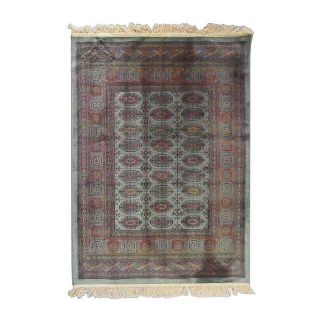 Italtex Rugs Chiraz Art Silk Floor Carpet Rug 100cm x 137cm Green 8438-16