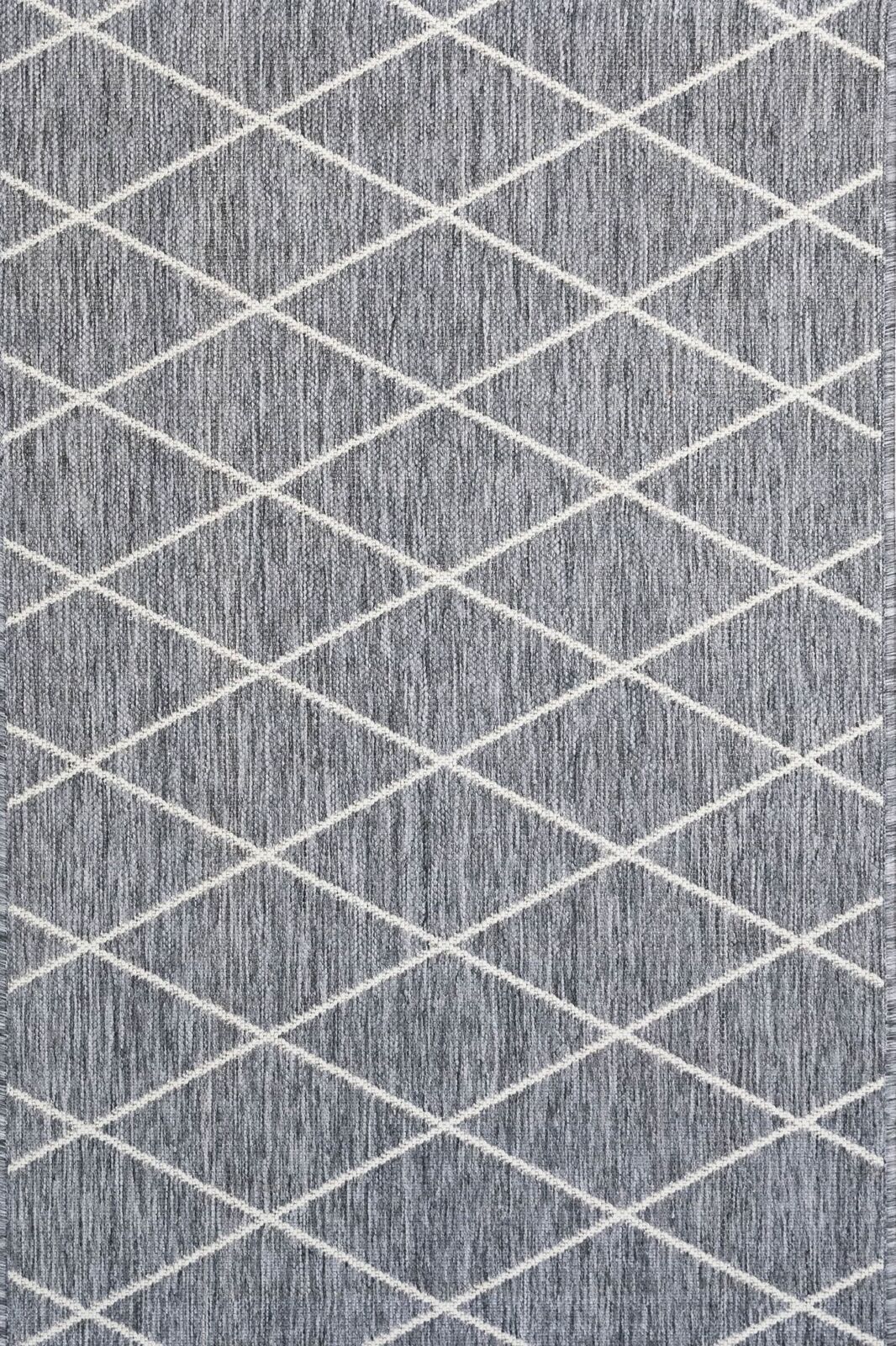 Mos Rugs Chino Hall Runner Rubber Backed 80cm wide Hallway Carpet Grey