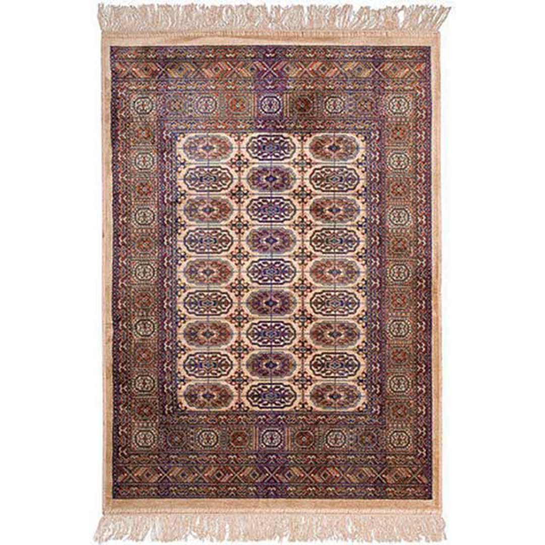 Italtex Rugs Chiraz Art Silk Floor Carpet Rug 100cm x 137cm Beige 8438-4