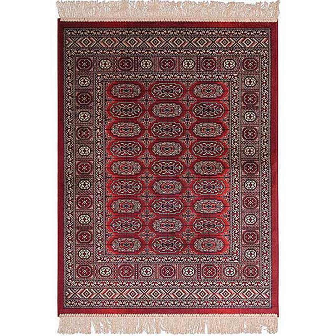Italtex Rugs Art Silk Floor Carpet Rug 100cm x 137cm Chiraz Red 8438-12