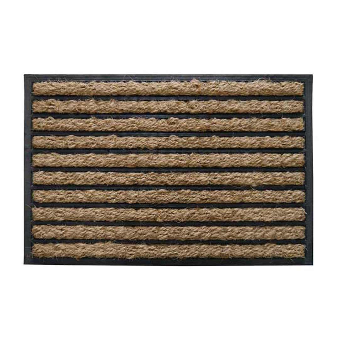 Coir Doormat 60cm x 40cm Rubber Backed Door Mat