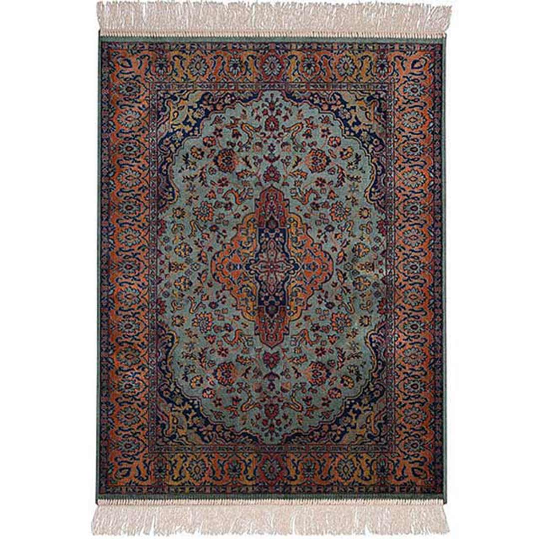 Italtex Rugs Chiraz Art Silk Floor Carpet Rug Mat 68cm x 105cm Green 9099-16