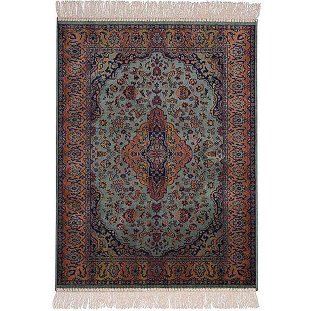Italtex Rugs Chiraz Art Silk Floor Carpet Rug Mat 100cm x 137cm Green 9099-16