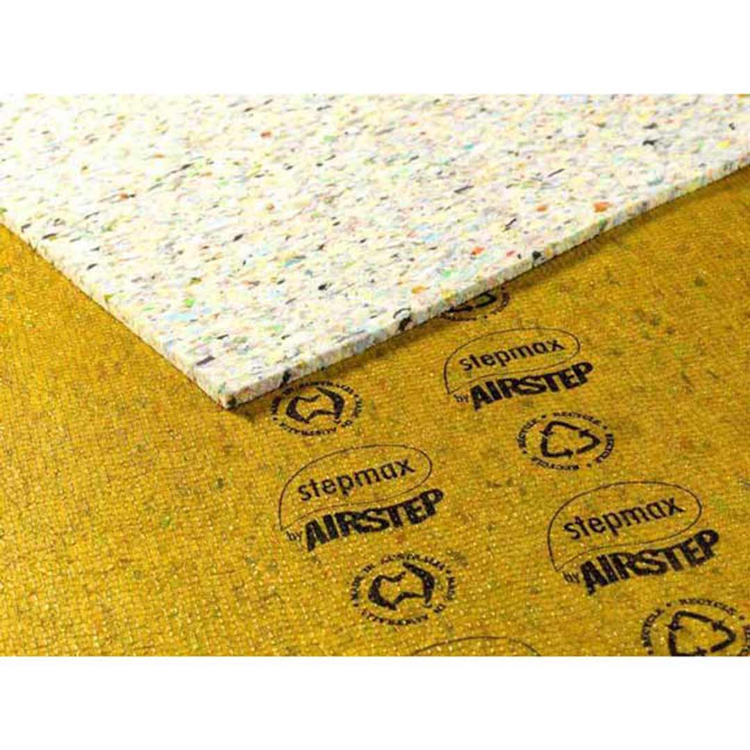 Carpet Underlay Foam Floor Padding 6m x 180cm x 10mm Thick Flooring AIRSTEP Stepmax Yellow