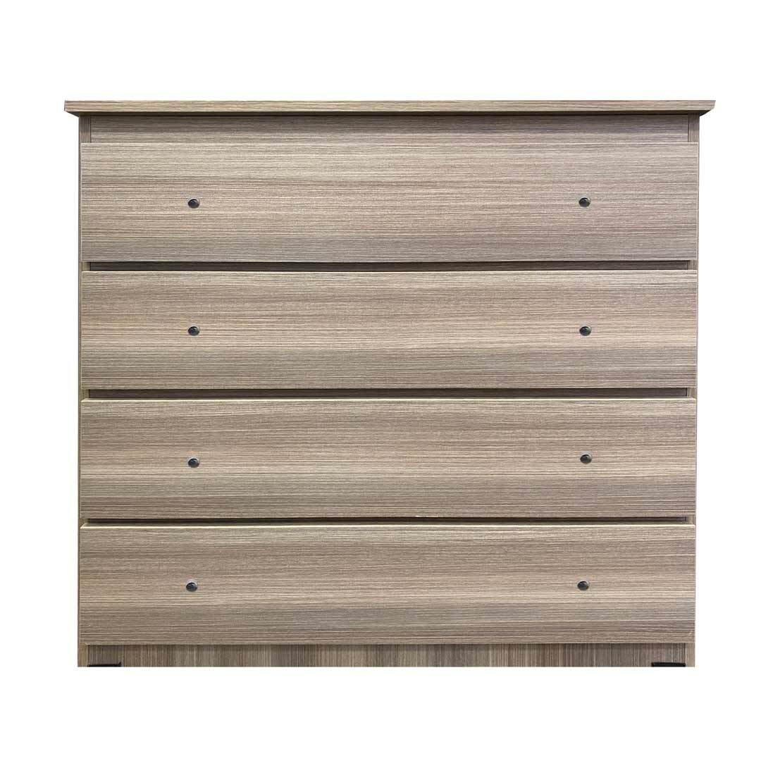 4 Drawer Chest of Drawers 920mm Wide Clothes Storage Unit  Budget Melamine Ceramic