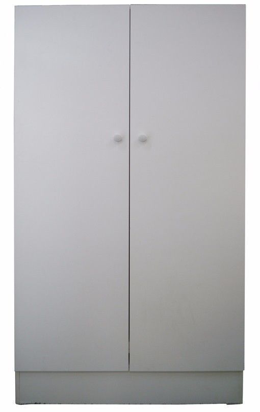 2 Door Budget White Linen Pantry, 2 Door Pantry Storage Cabinet White Gloss