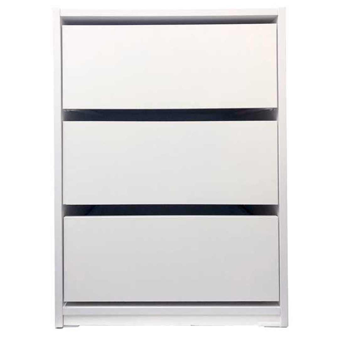 Wardrobe Drawers Insert 3 Drawer Robe Clothes Cabinet Storage Unit 505(W)mm x 680(H)mm White RI 5