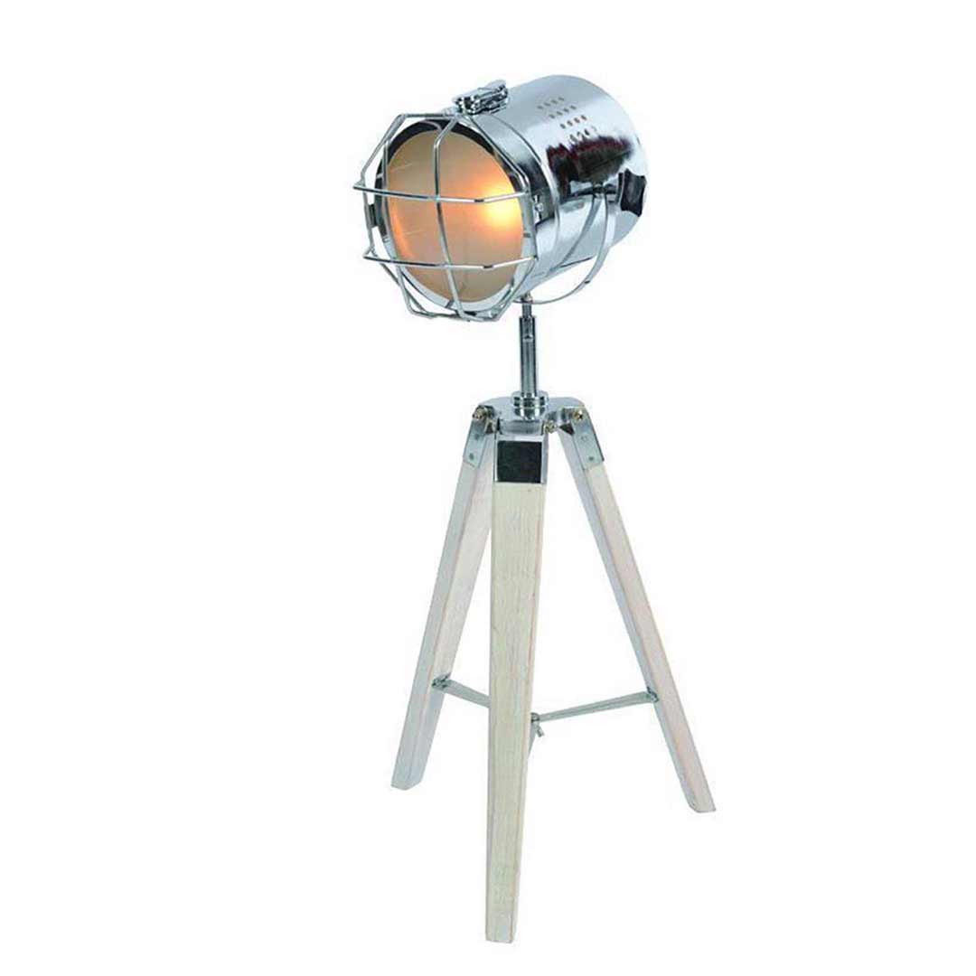 Chrome Head with Mesh Search Light Lamp 75011