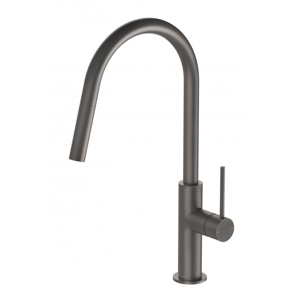 Phoenix Tapware Pull Out Sink Mixer Kitchen Tap Gun Metal ...