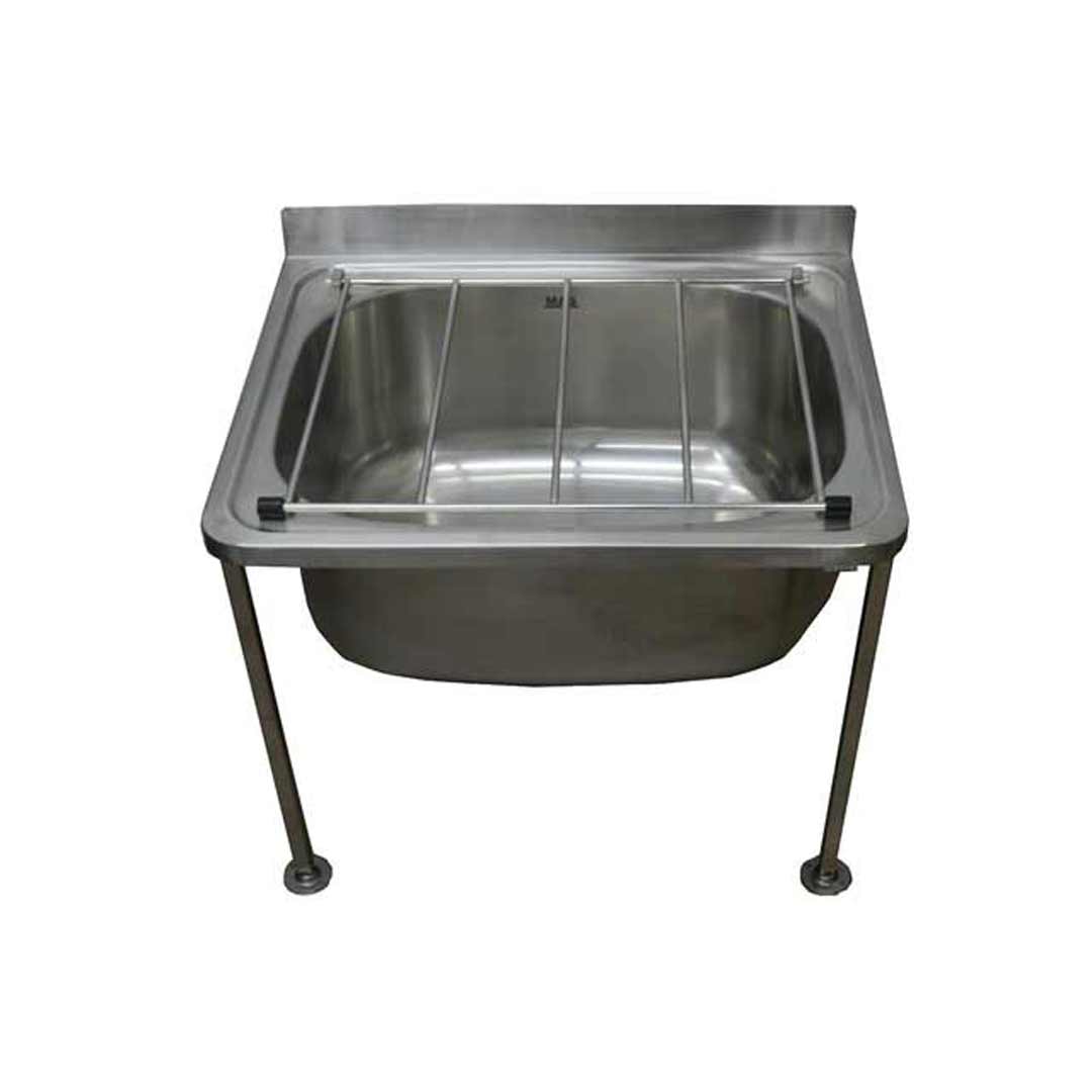 Cleaners Mop Sink Stainless Steel Trough With Legs Laundry