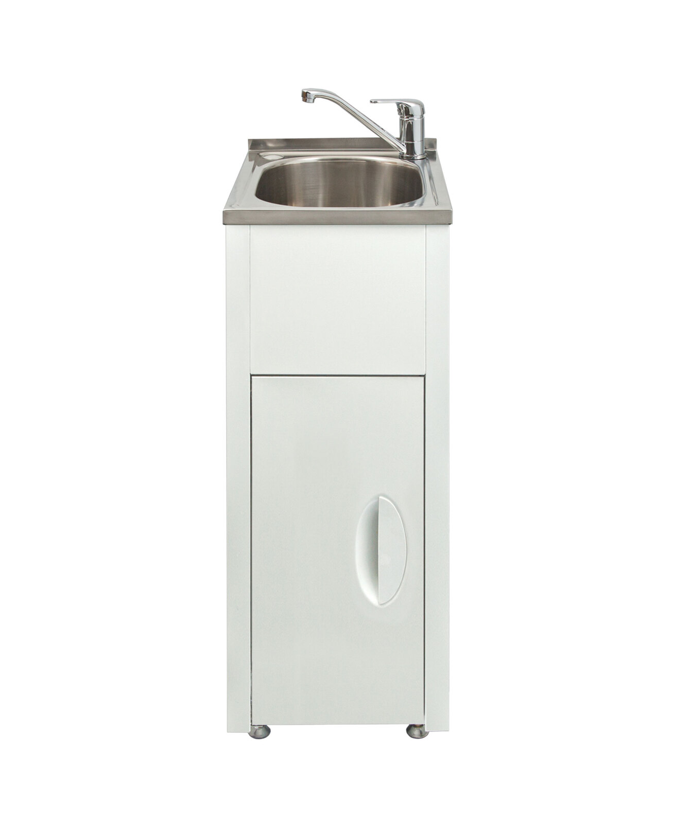 Seima 35L Laundry Cabinet Tub Sink Trough White Tilos 380B 191704