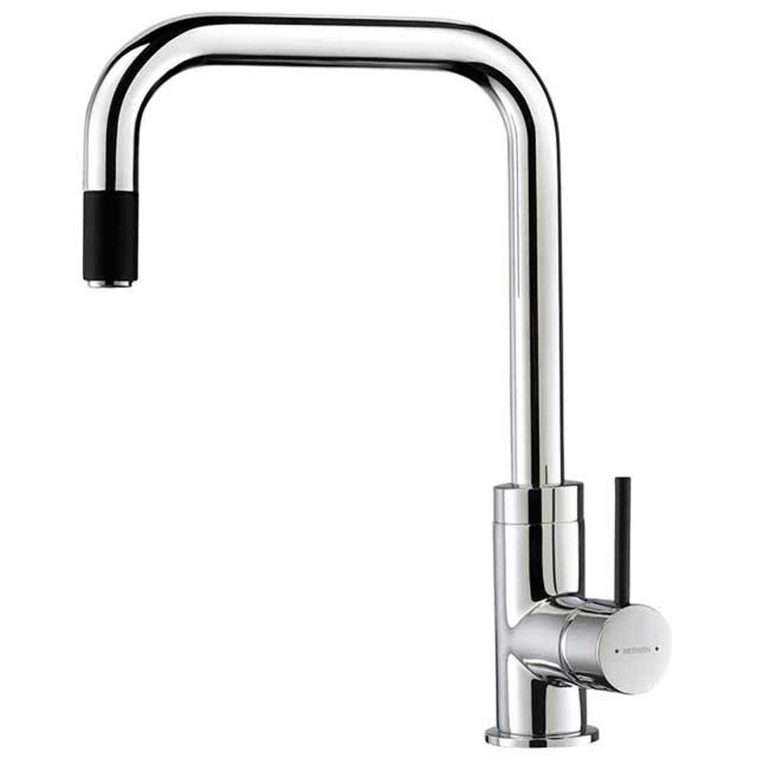 Methven Sink Mixer Pull Out Chrome Black Kitchen Tap Culinary Urban 01-0325
