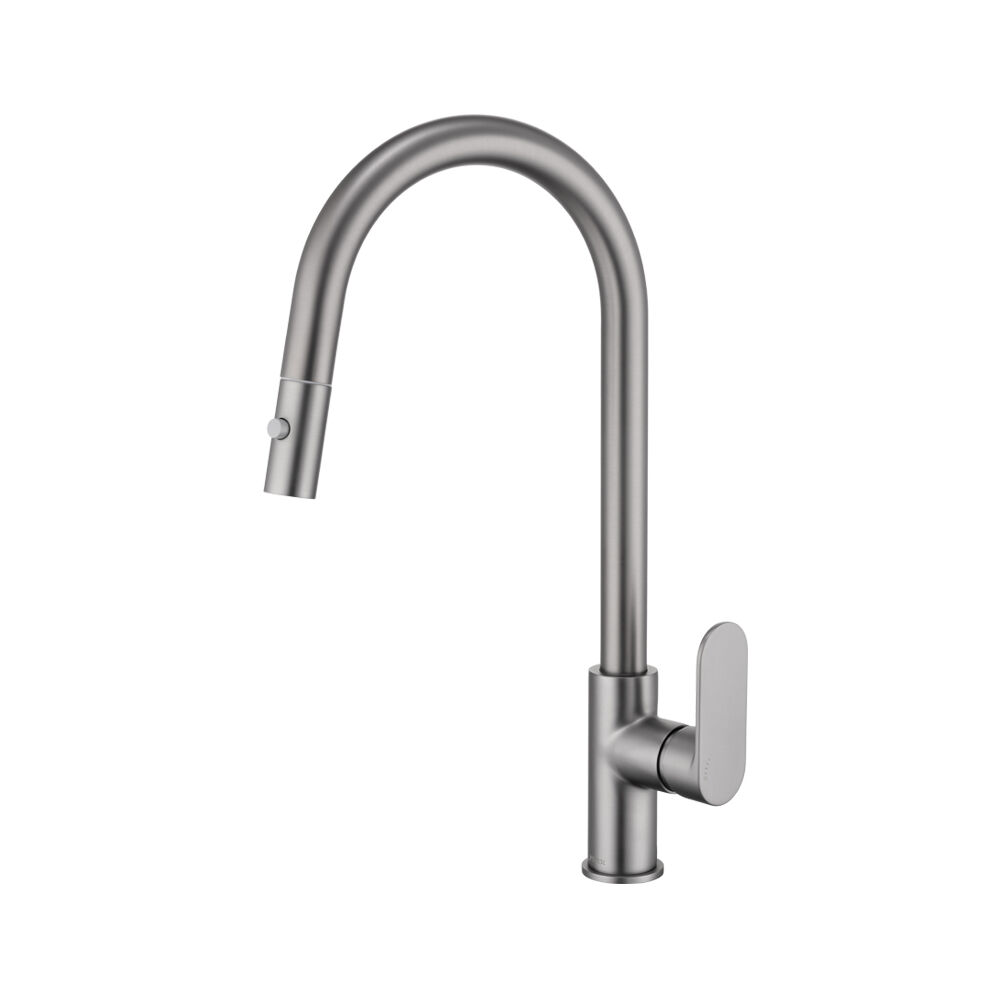 Mixx Saffron pull out kitchen sink mixer Gun Metal lead free 11SL987GLF