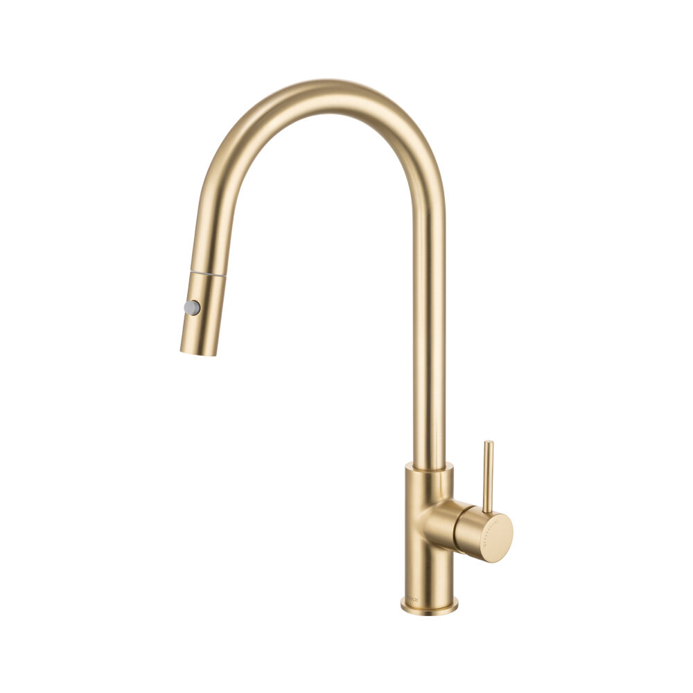 Mixx Anise Plus pull out kitchen sink mixer Brushed Gold lead free 11SL986ALF