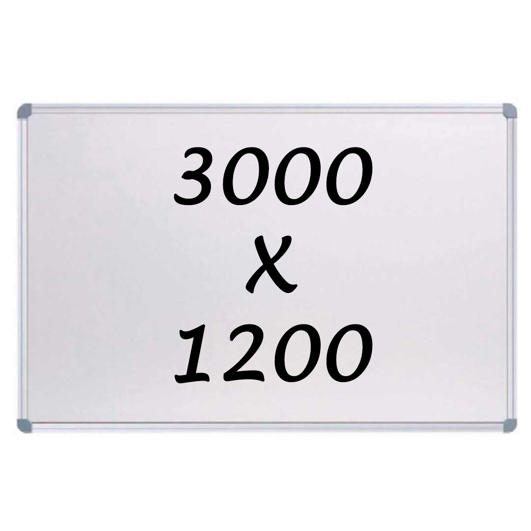 Whiteboards Direct Magnetic Whiteboard 3000mm x 1200mm Writing Board Commercial 10y Warranty
