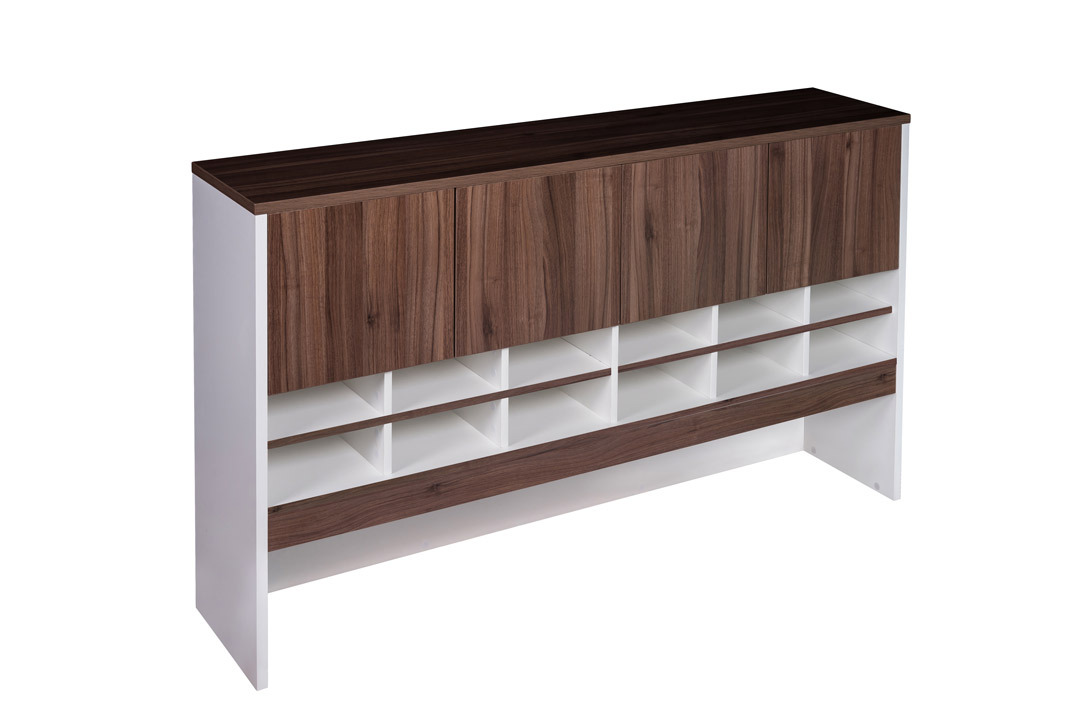 Pigeon Hole Hutch Premier Office Furniture Desk Top Shelving 1080mm H x 1800mm W Casnan White
