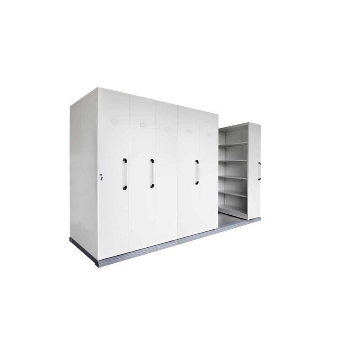 Rapidline Compactus Portable Mobile Shelving 6 Bays Lockable Office