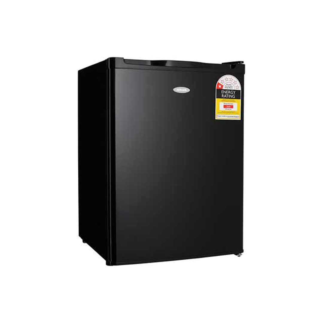 Heller 70L Bar Fridge Refrigerator Black BFH70B