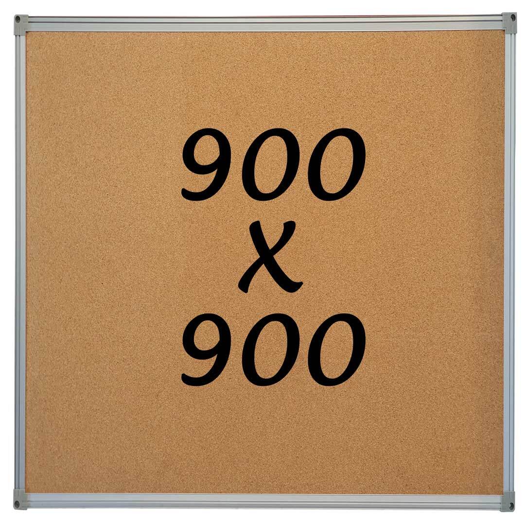 Whiteboards Direct Corkboard Pin Board 900mm x 900mm Notice Board Pinnable