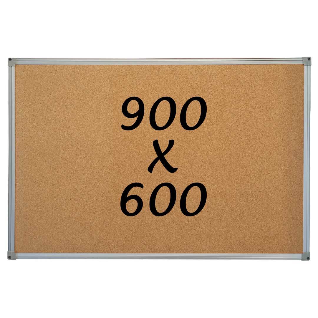 Corkboard Pin Board 900mm x 600mm Notice Board Pinnable Whiteboards Direct