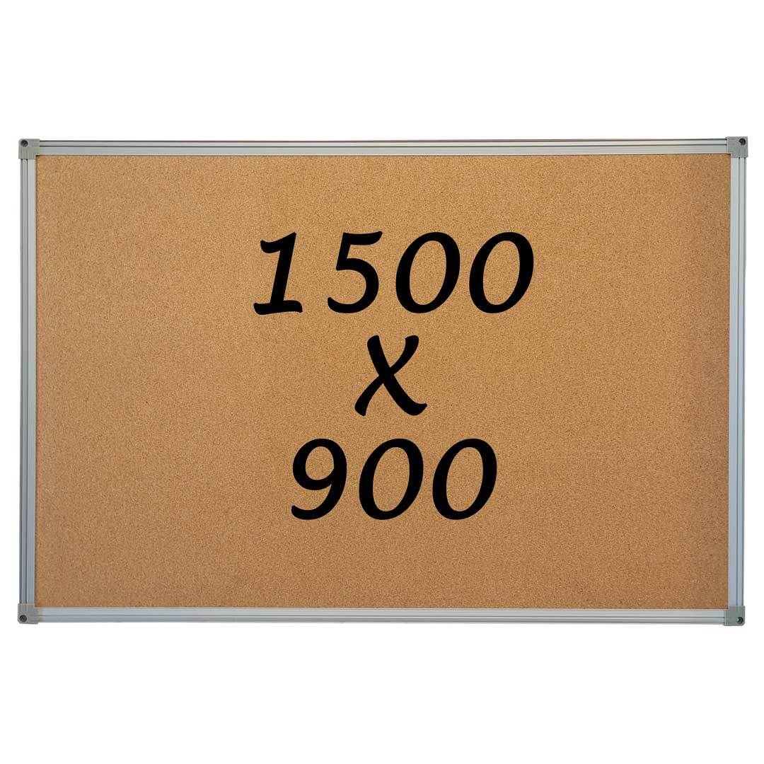 Corkboard Pin Board 1500mm x 900mm Notice Board Pinnable Whiteboards Direct