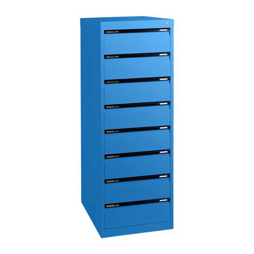 Statewide 8 Drawer Legal File Storage Office Steel Cabinet 610mm Deep Aussie Made Life Time Warranty Wedgewood