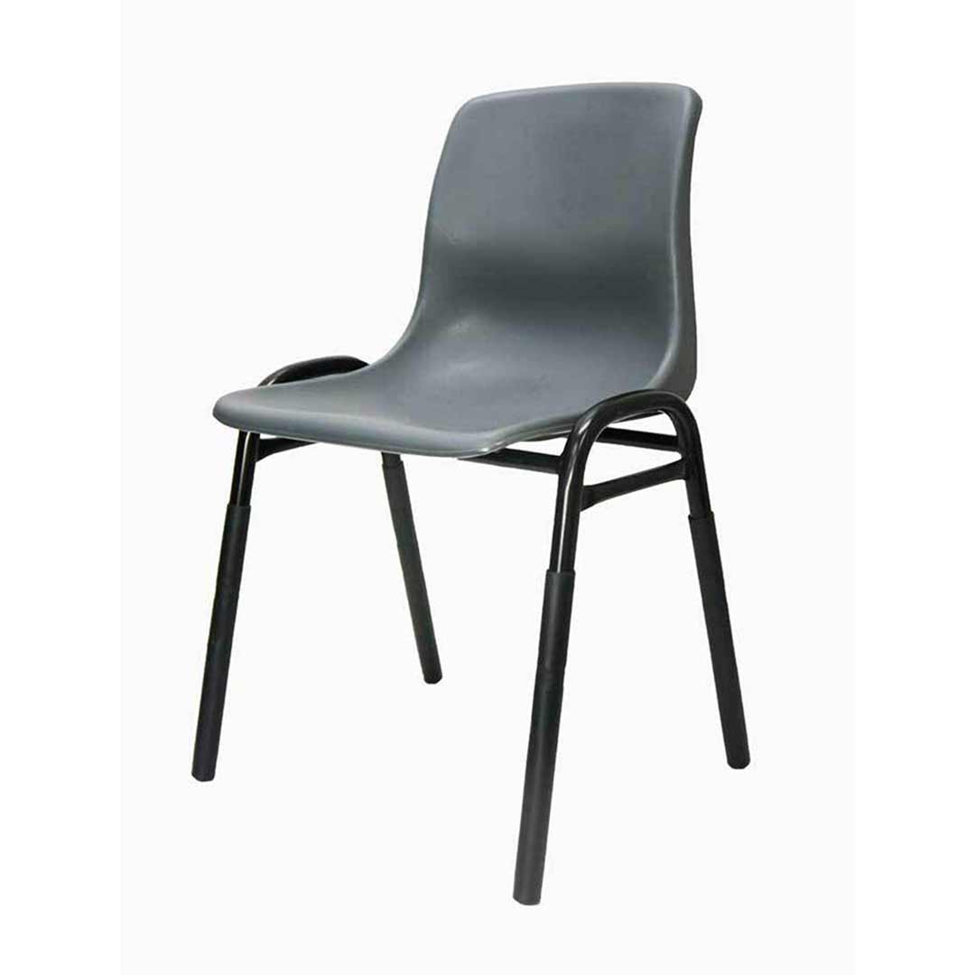 plastic metal stacking chair for school hall site office