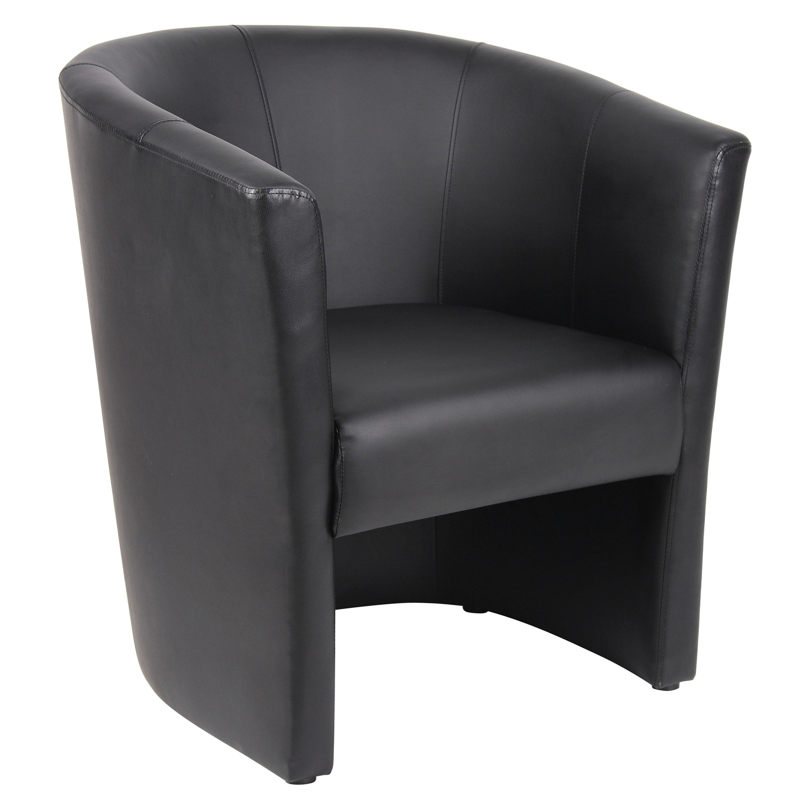 Visitors Tub Chair Reception Seat Office Furniture Seating YS Design Black YS900-1