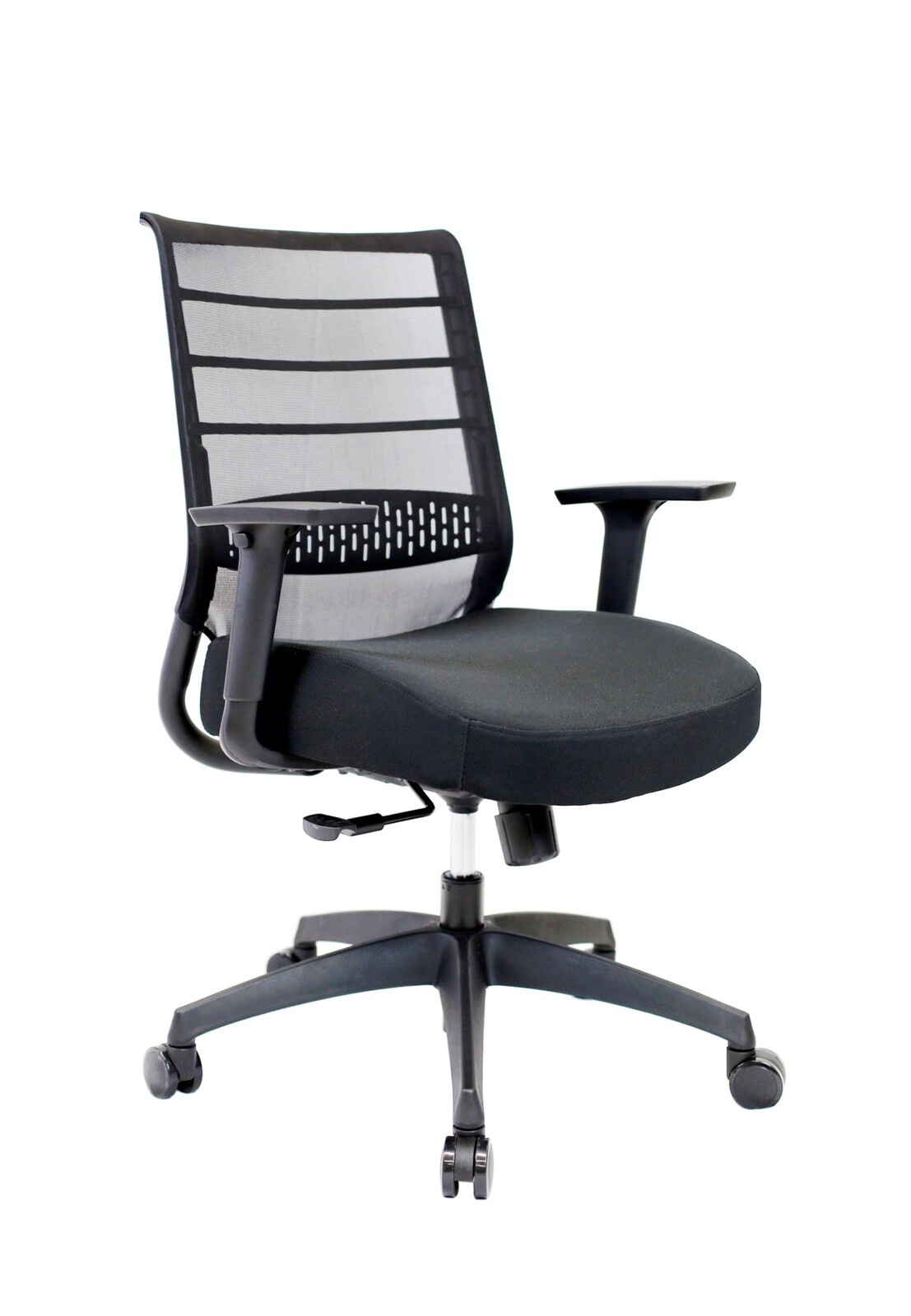 Onyx Office Desk Chair Mesh Back with Arms Medium Back 