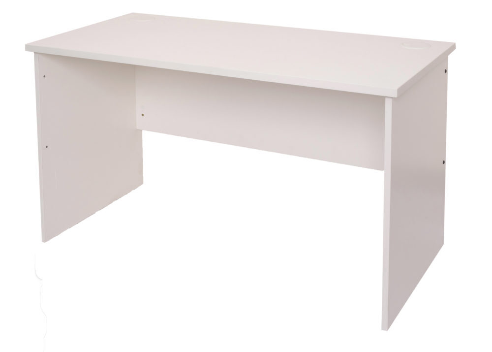Rapidline Open Office Desk White Home Furniture 1200mm x 600mm Vibe CDK126