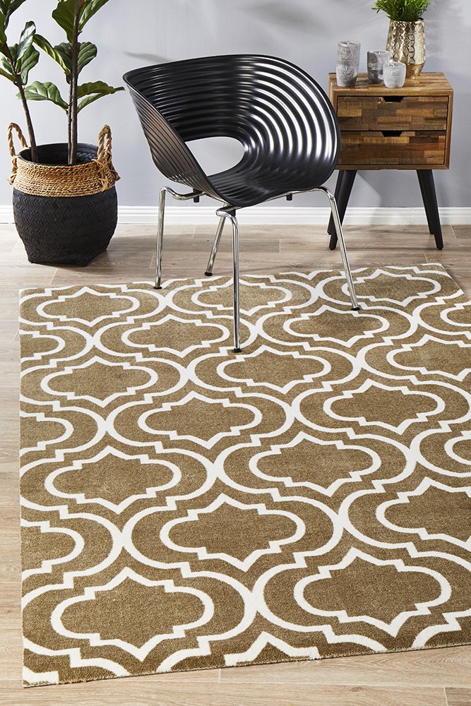 Rug Culture Modern Trelliss design Flooring Rugs Area Carpet Ash 220x150cm