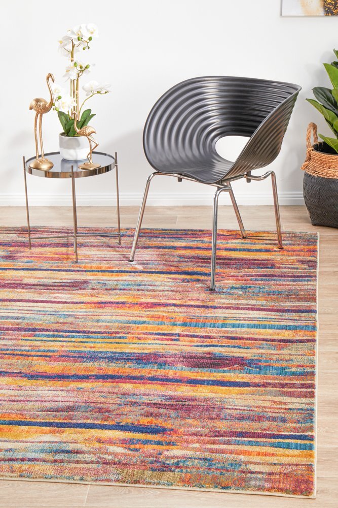 Rug Culture Strokes Modern Raspberry Flooring Rugs Area Carpet 230x160cm