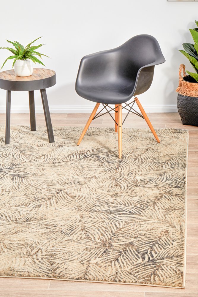 Rug Culture Artistic Nature Modern Charcoal Flooring Rugs Area Carpet 230x160cm