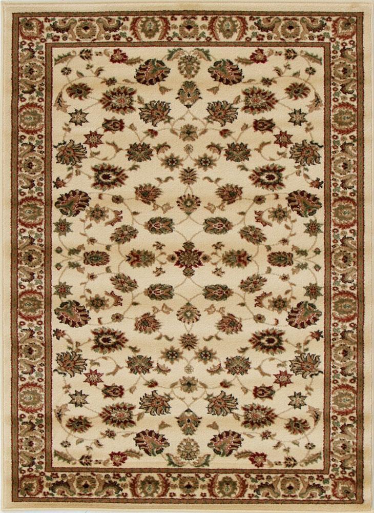 Rug Culture Traditional Floral Pattern Runner Ivory 300x80cm