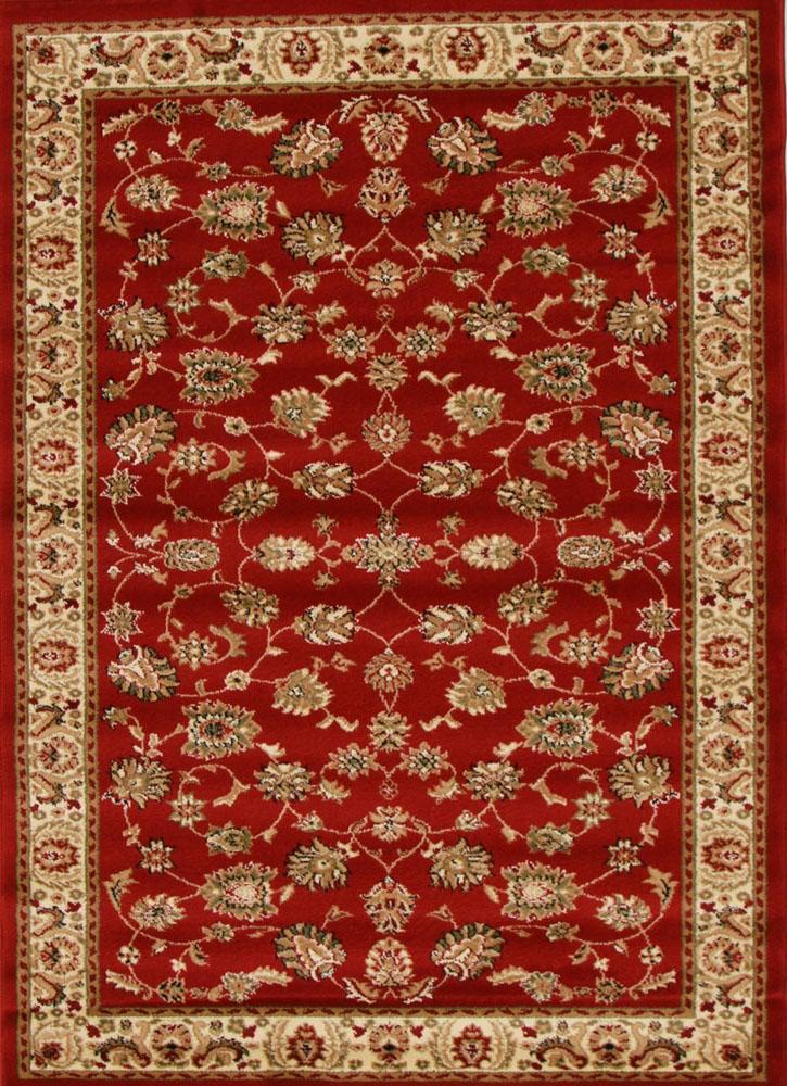 Rug Culture Traditional Floral Pattern Runner Red 300x80cm