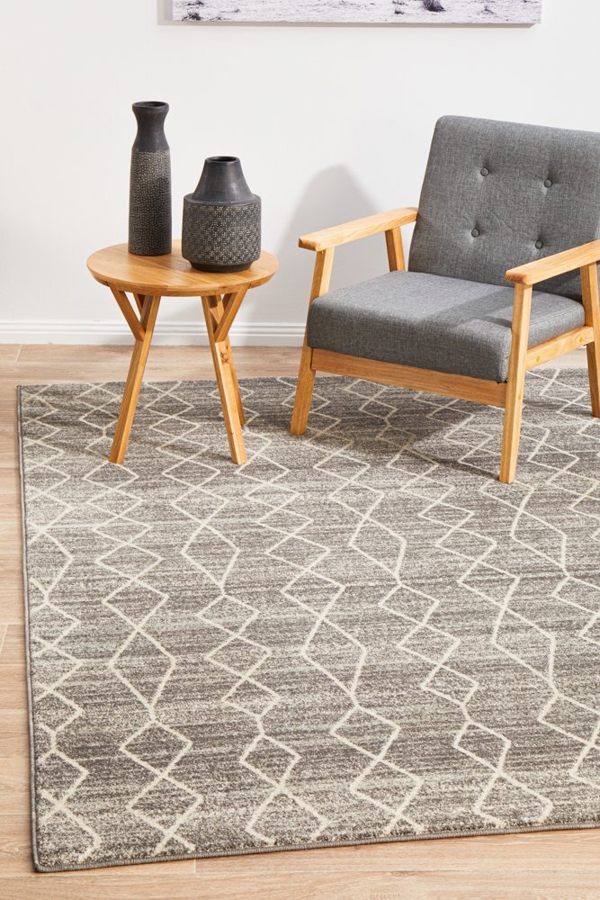 Rug Culture Remy Silver Transitional Runner 400x80cm