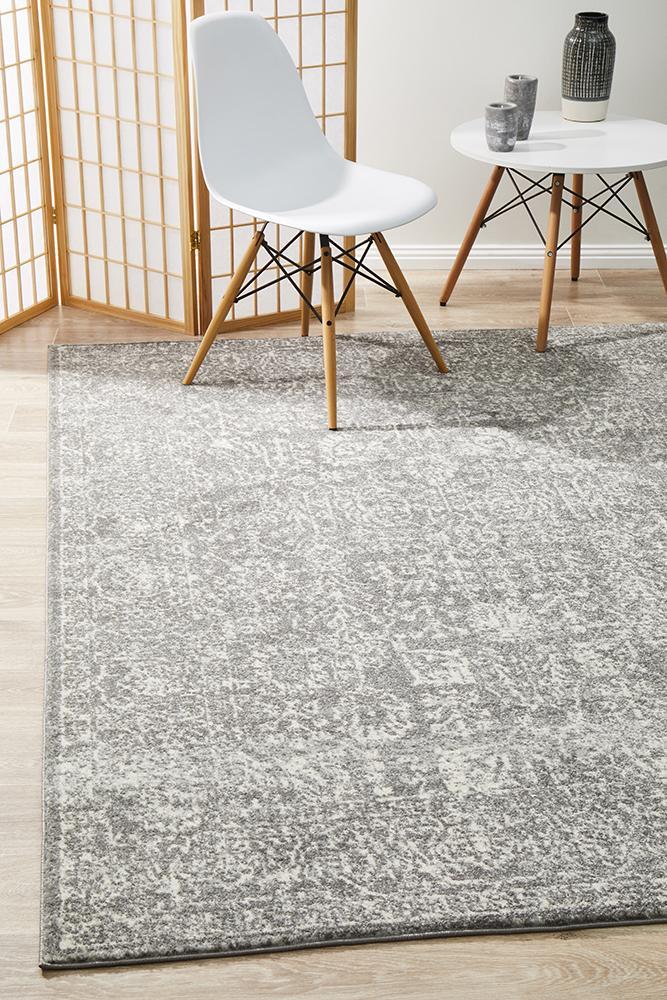 Rug Culture Homage Grey Transitional Flooring Rugs Area Carpet 400x300cm