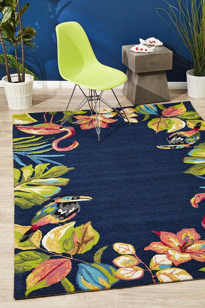 Rug Culture Tropical Garden Stunning Indoor Outdoor Floor Area Rugs COP