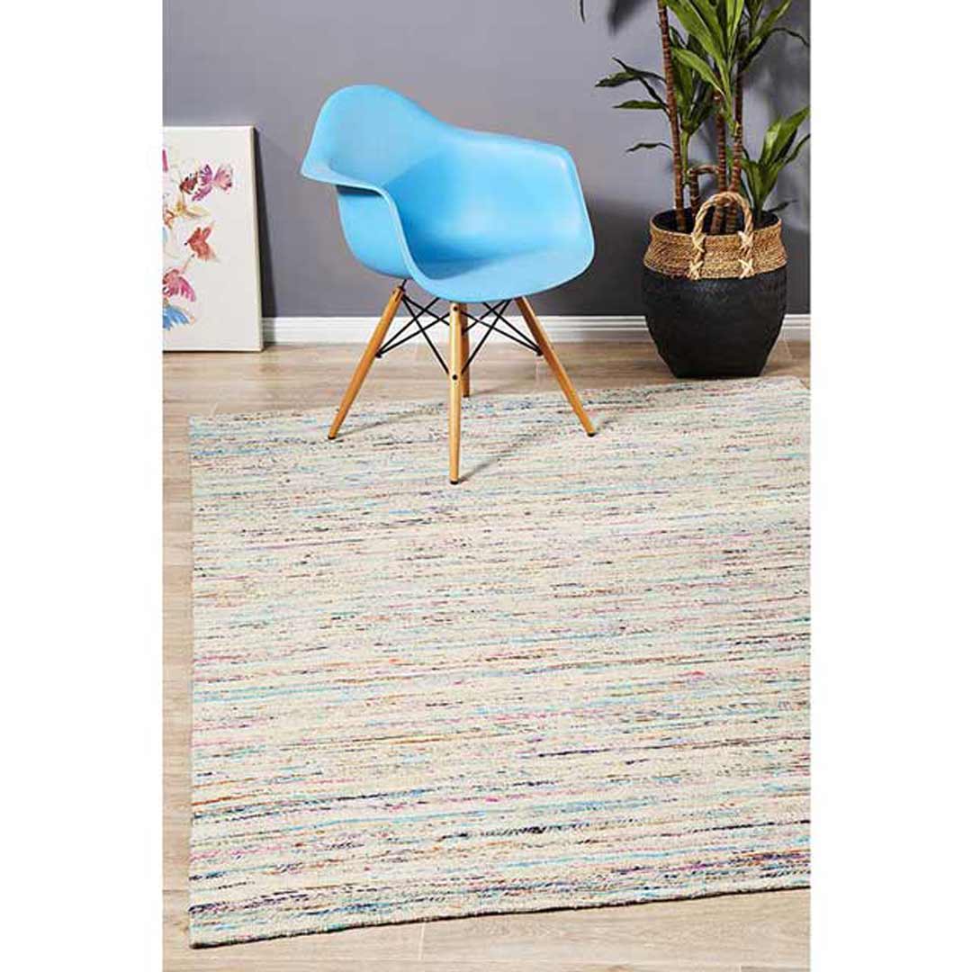 Eliza Stunning Flat Woven Floor Area Rug Multi ESCMULTI320X230cm