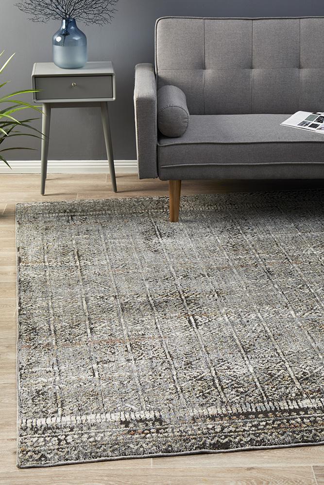 Rug Culture Fluid Evening Modern Grey Floor Area Rugs JEZ158GREY