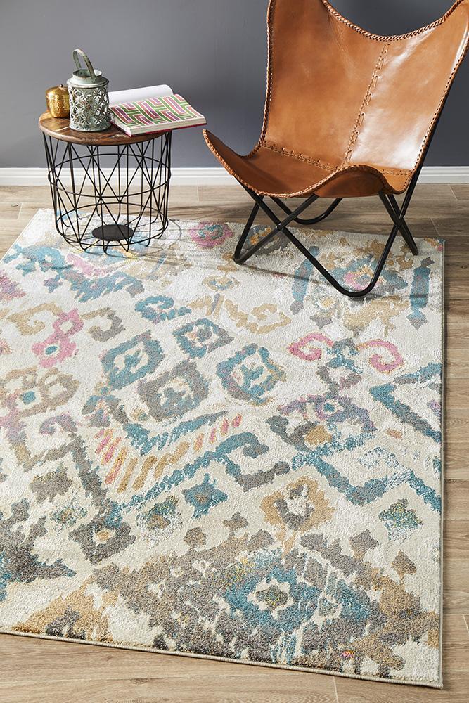 Rug Culture Julia Urban Stunning Floor Area Rugs Pastel Med 1922 Mul 220x150cm